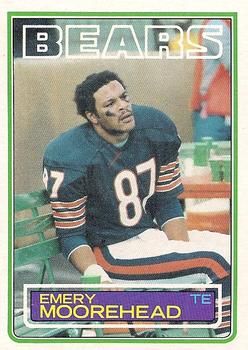 Emery Moorehead 1983 Topps #34 Sports Card