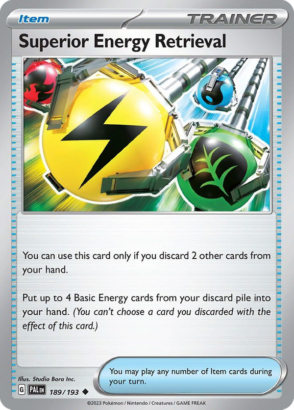 Superior Energy Retrieval (189/193) - Paldea Evolved