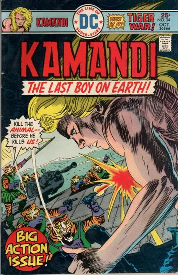 Kamandi, The Last Boy On Earth #34