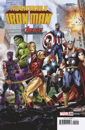 Invincible Iron Man #10 (Cafu Avengers 60th Var)