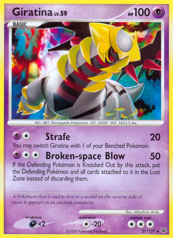 Giratina (27/127) - Platinum Pokémon Card