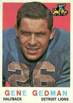 Gene Gedman 1959 Topps #35 Sports Card