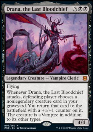 Drana, the Last Bloodchief (Zendikar Rising) Trading Card