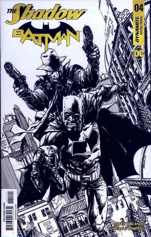 Shadow/Batman #4 (Variant Cover K)