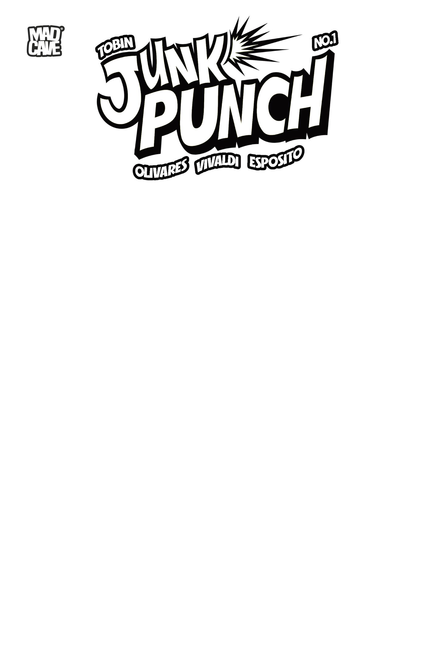 Junk Punch #1 (Cvr D Blank Sketch Variant) Comic