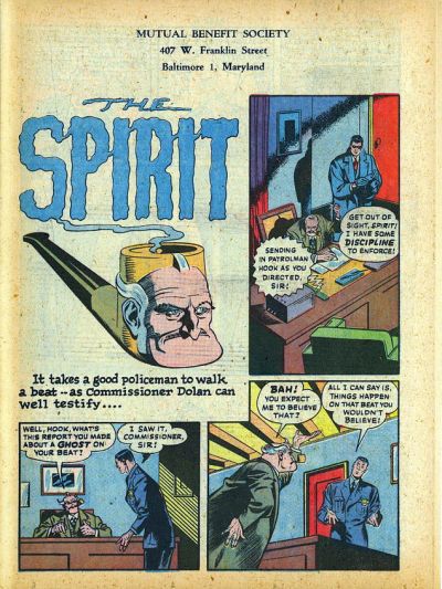 Spirit Section #2/4/1945 Comic