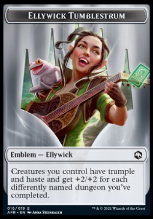 Emblem Ellywick Tumblestrum (Dungeons & Dragons: Adventures in the Forgotten Realms) Trading Card