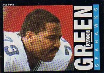 Jacob Green 1985 Topps #385 Sports Card