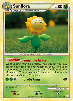 Sunflora (31/123) - HeartGold & SoulSilver