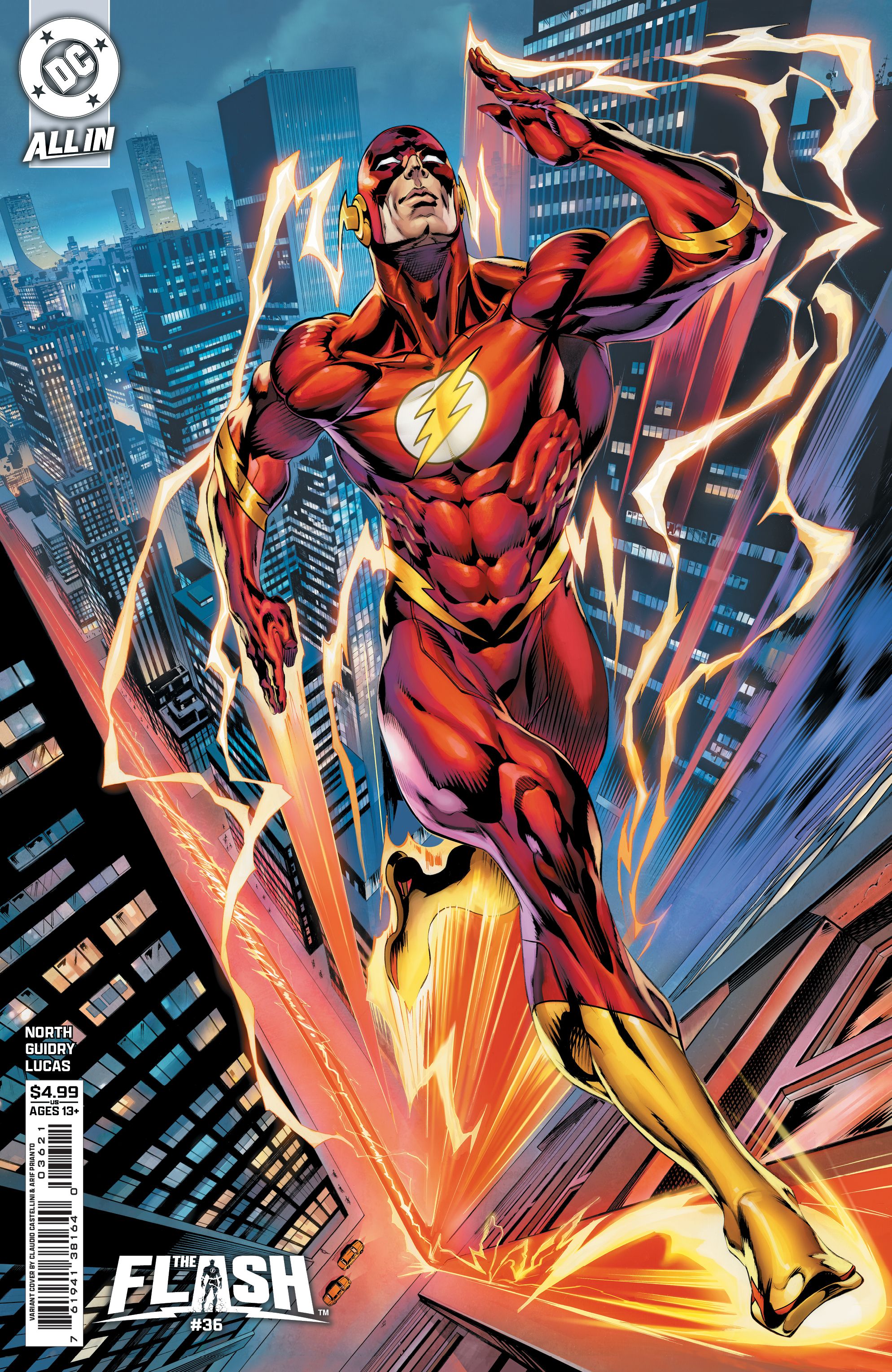Flash #36 (Cvr B Claudio Castellini Card Stock Variant) Comic