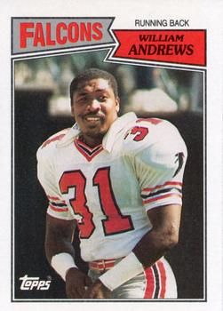 William Andrews 1987 Topps #251 Sports Card