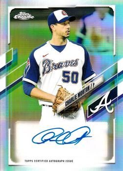 Charlie Morton 2021 Topps Chrome Update - Autographs Baseball #CUSA-CM Sports Card