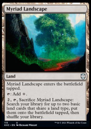 Myriad Landscape (Kaldheim Commander Decks) Trading Card