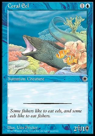 Coral Eel (Portal) Trading Card