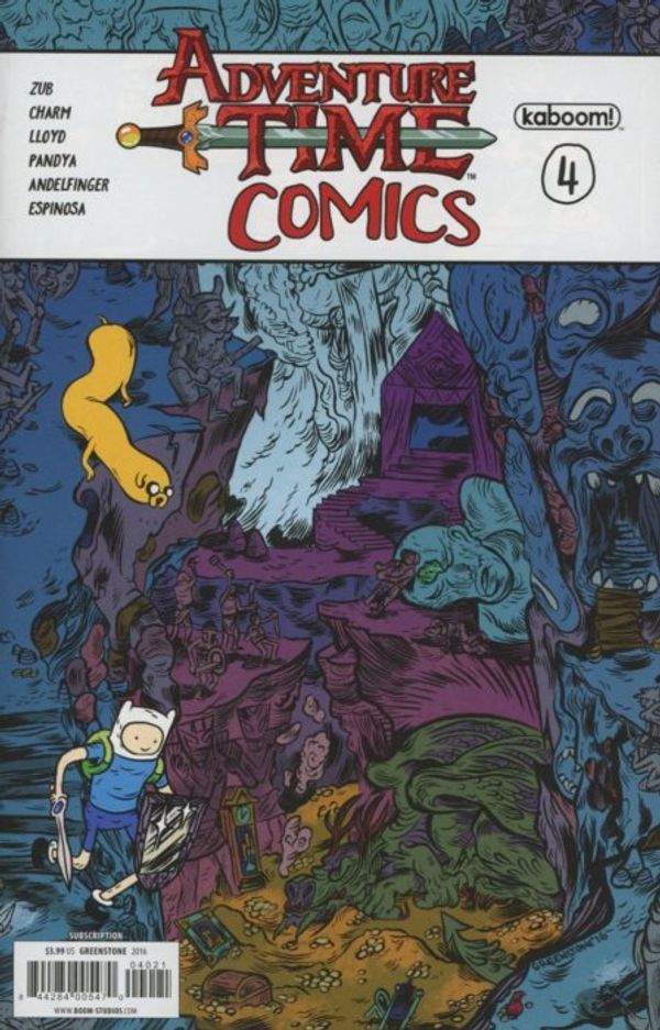 Adventure Time Comics #4 (Subscription Greenstone Variant)