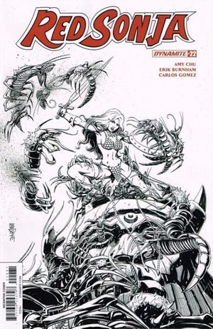 Red Sonja #22 (25 Copy Mandrake B&w Cover)