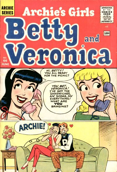 Archie's Girls Betty and Veronica #66 Comic