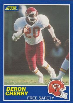 Deron Cherry 1989 Score #81 Sports Card
