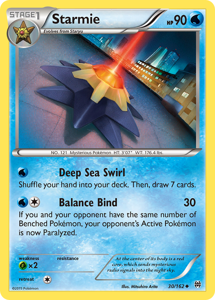 Starmie (30/162) - BREAKthrough Pokémon Card