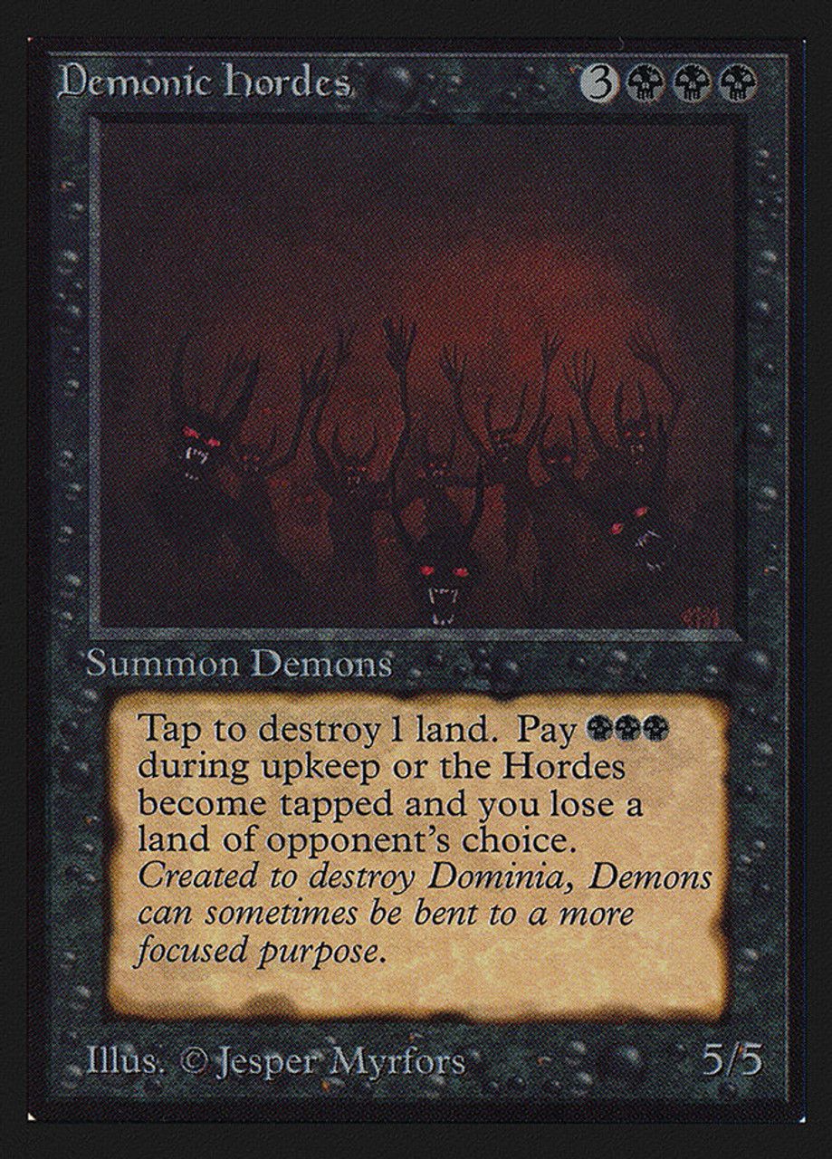 Demonic Hordes (Collector's Edition) Trading Card