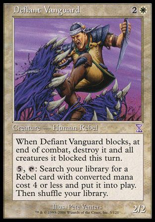 Defiant Vanguard (Time Spiral) Trading Card