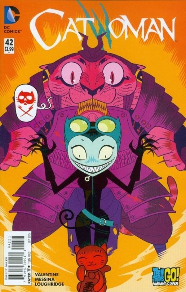 Catwoman #42 (Teen Titans Go Variant Cover)