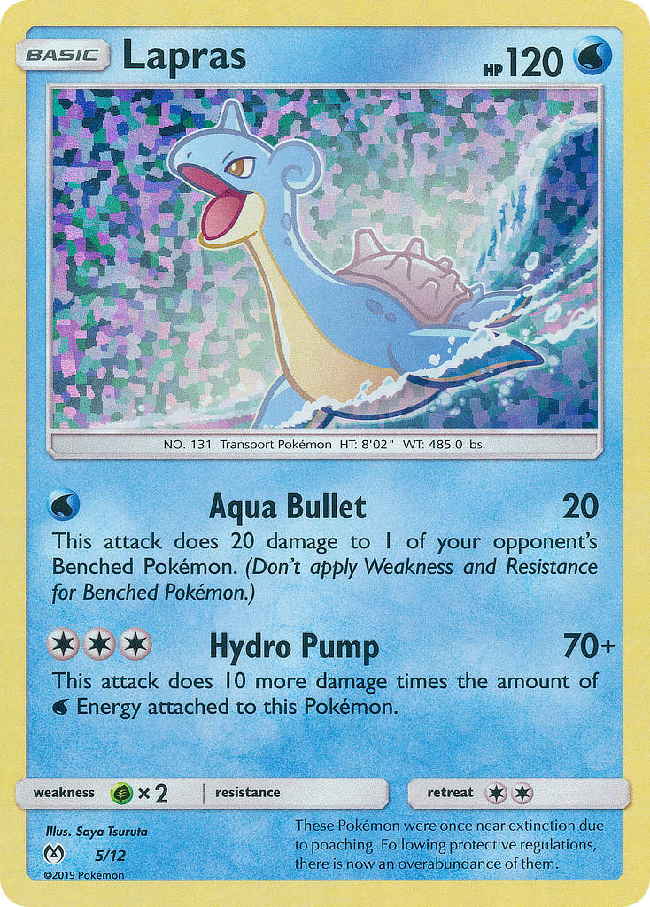 Lapras (5/12) - McDonald's Collection 2019 Pokémon Card