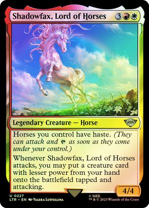 Shadowfax, Lord of Horses (The Lord of the Rings - Foil)