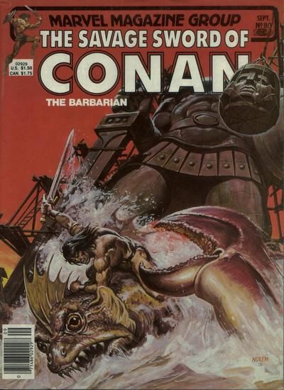 The Savage Sword of Conan #80 Comic