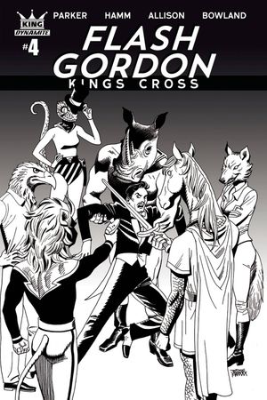 Flash Gordon Kings Cross #4 (Cover D 10 Copy Hamm Cover)