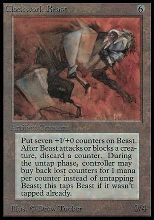 Clockwork Beast (Beta) Trading Card