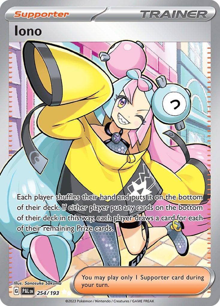 Iono (254/193) - Paldea Evolved Pokémon Card