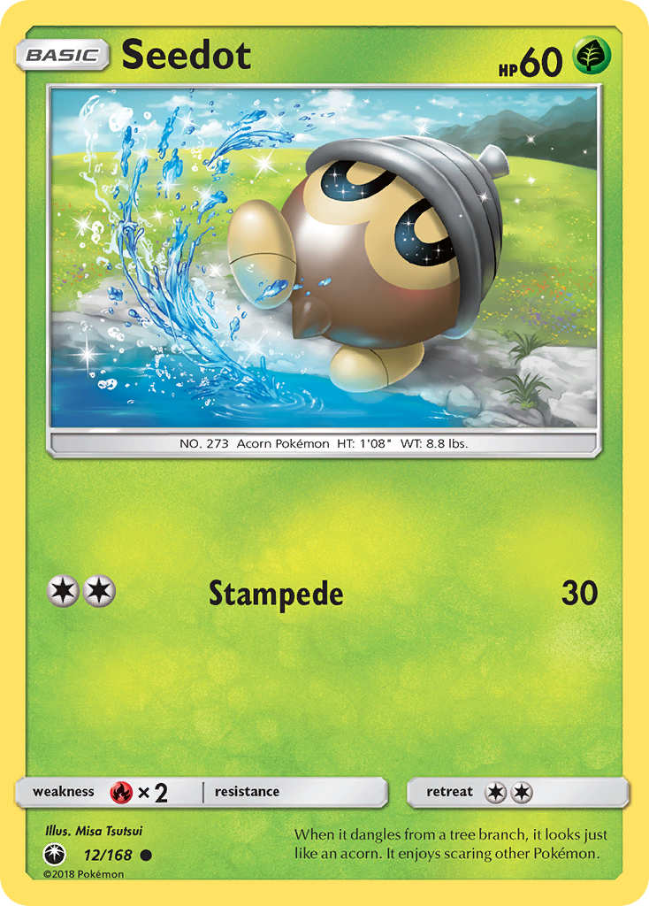 Seedot (12/168) - Celestial Storm Pokémon Card