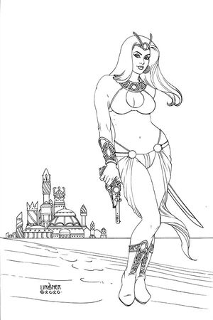 Dejah Thoris #6 (40 Copy Linsner B&w Virgin I)