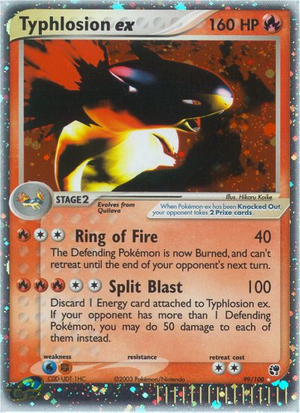 Typhlosion ex (99/100) - Sandstorm