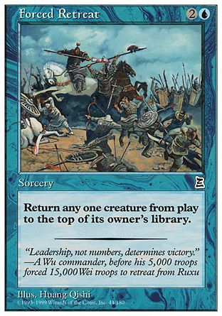 Forced Retreat (Portal Three Kingdoms) Trading Card