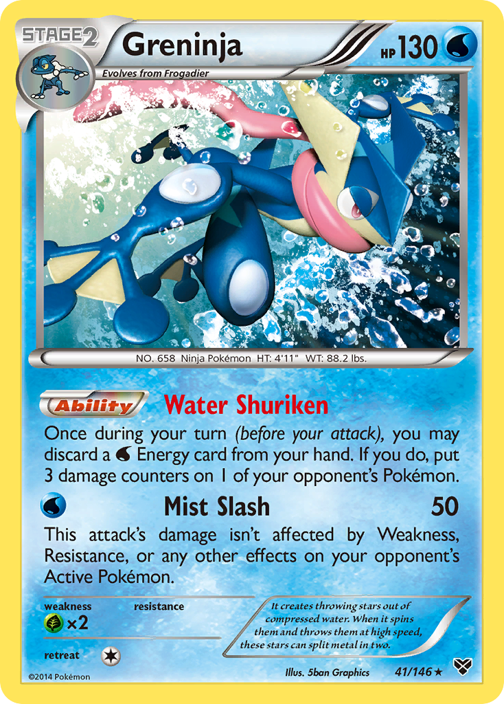 Greninja (41/146) - XY Pokémon Card