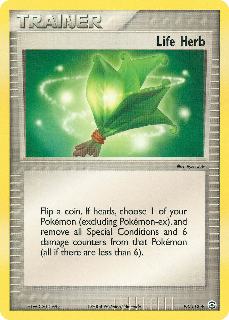 Life Herb (Trainer: Item) (93/112) - FireRed & LeafGreen Pokémon Card