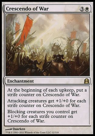 Crescendo of War (MTG Commander) Trading Card