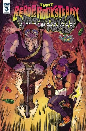 Teenage Mutant Ninja Turtles: Bebop & Rocksteady Hit the Road #3 (10 Copy Cover Milonogiannis)