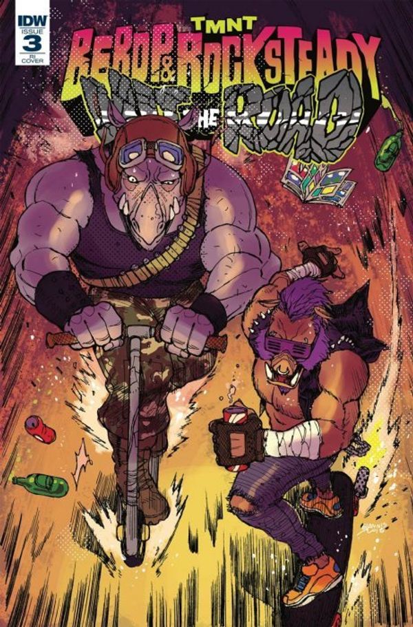 Teenage Mutant Ninja Turtles: Bebop & Rocksteady Hit the Road #3 (10 Copy Cover Milonogiannis)