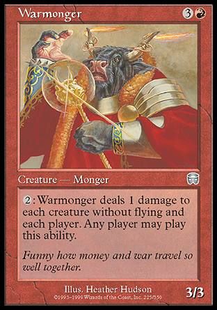 Warmonger (Mercadian Masques) Trading Card