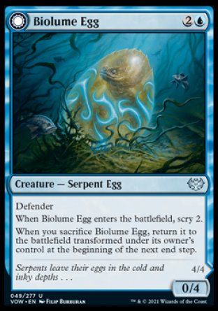 Biolume Egg (Innistrad: Crimson Vow) Trading Card