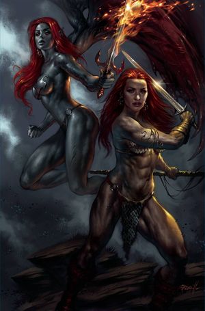 Red Sonja / Hell Sonja #1 (Cvr N Parrillo Metal Premium)