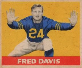 Fred Davis 1949 Leaf #118 Sports Card