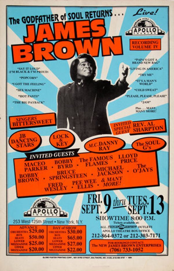 James Brown Apollo Theatre 1994