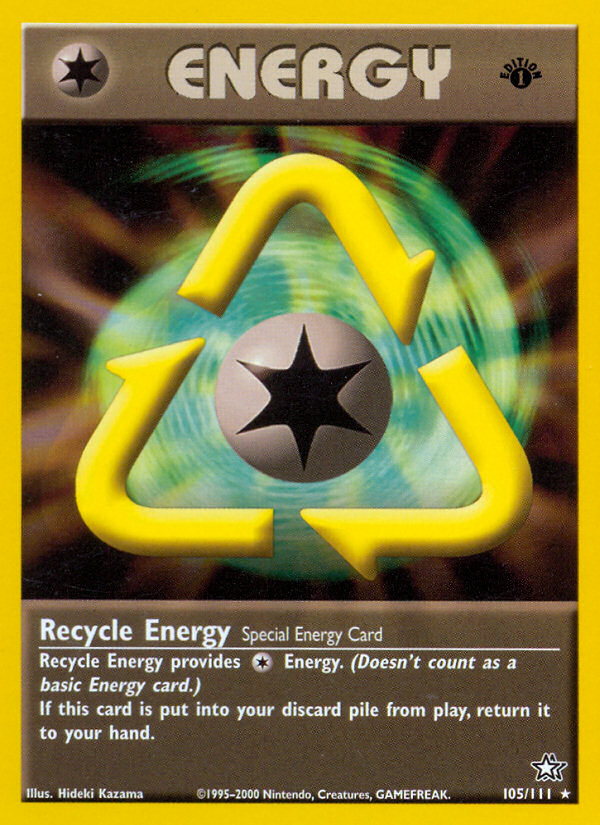 Recycle Energy (105/111) - Neo Genesis Pokémon Card