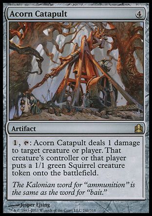 Acorn Catapult (MTG Commander) Trading Card