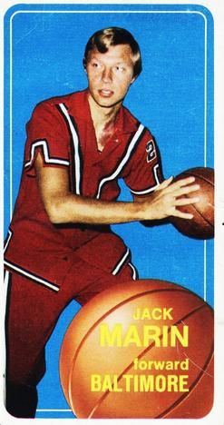 Jack Marin 1970 Topps #36 Sports Card