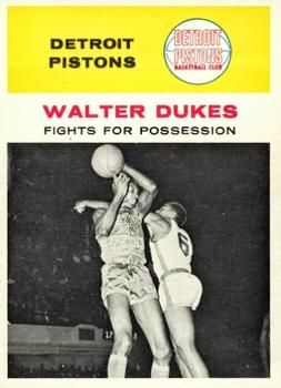 Walter Dukes 1961 Fleer #50 Sports Card